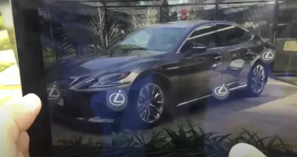 Lexus LS500 Augmented Reality Application