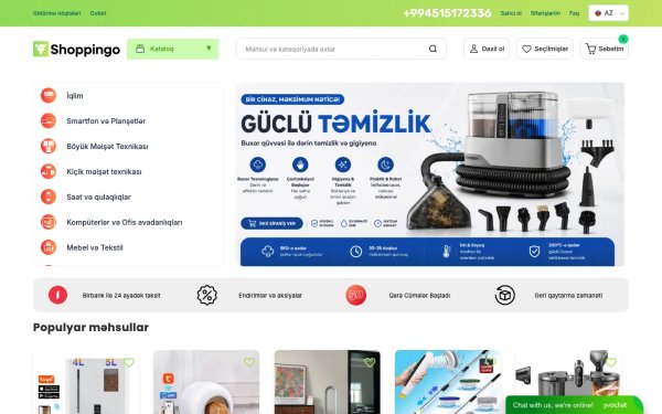 Online marketplace platform for Shoppingo