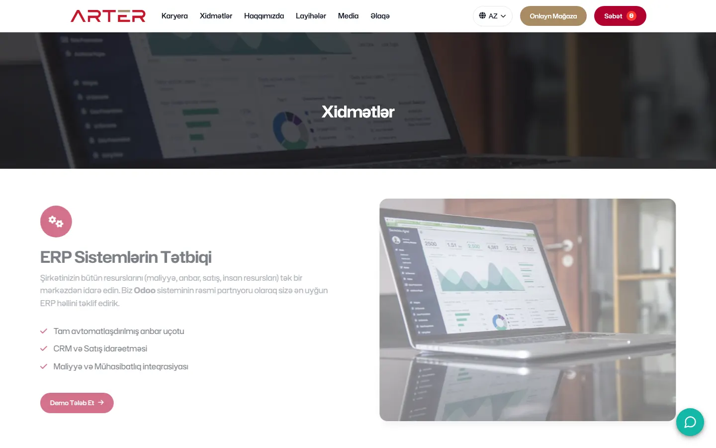 Comprehensive Digital Marketing Project for Arter