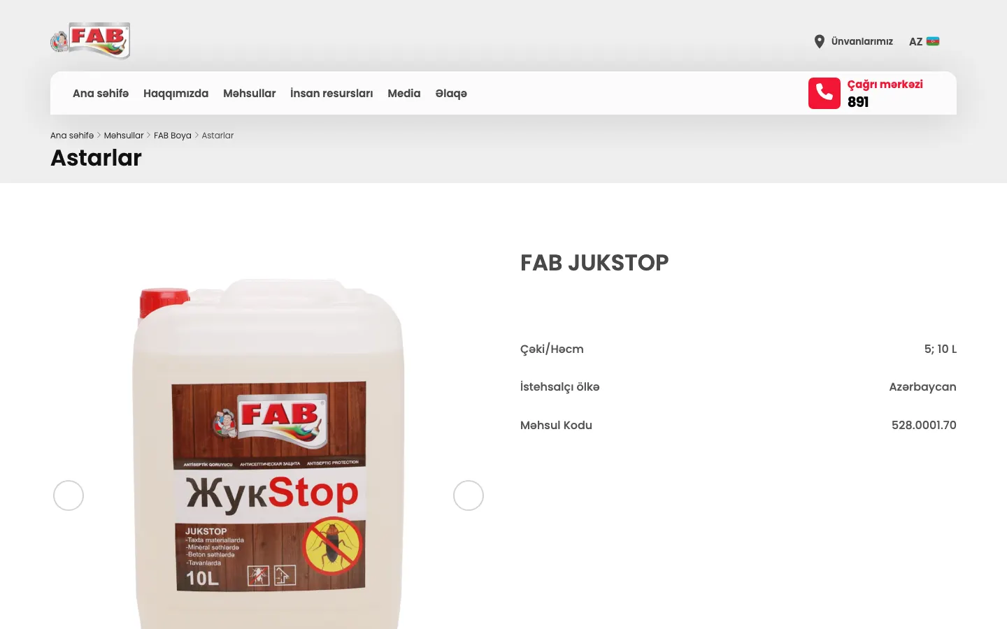 A comprehensive product catalog and corporate website for FAB Boya