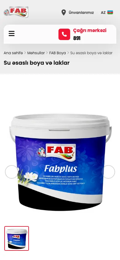 A comprehensive product catalog and corporate website for FAB Boya