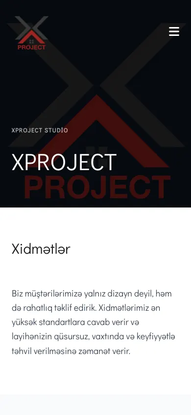 A luxury furniture manufacturing and project portfolio site for XPROJECT