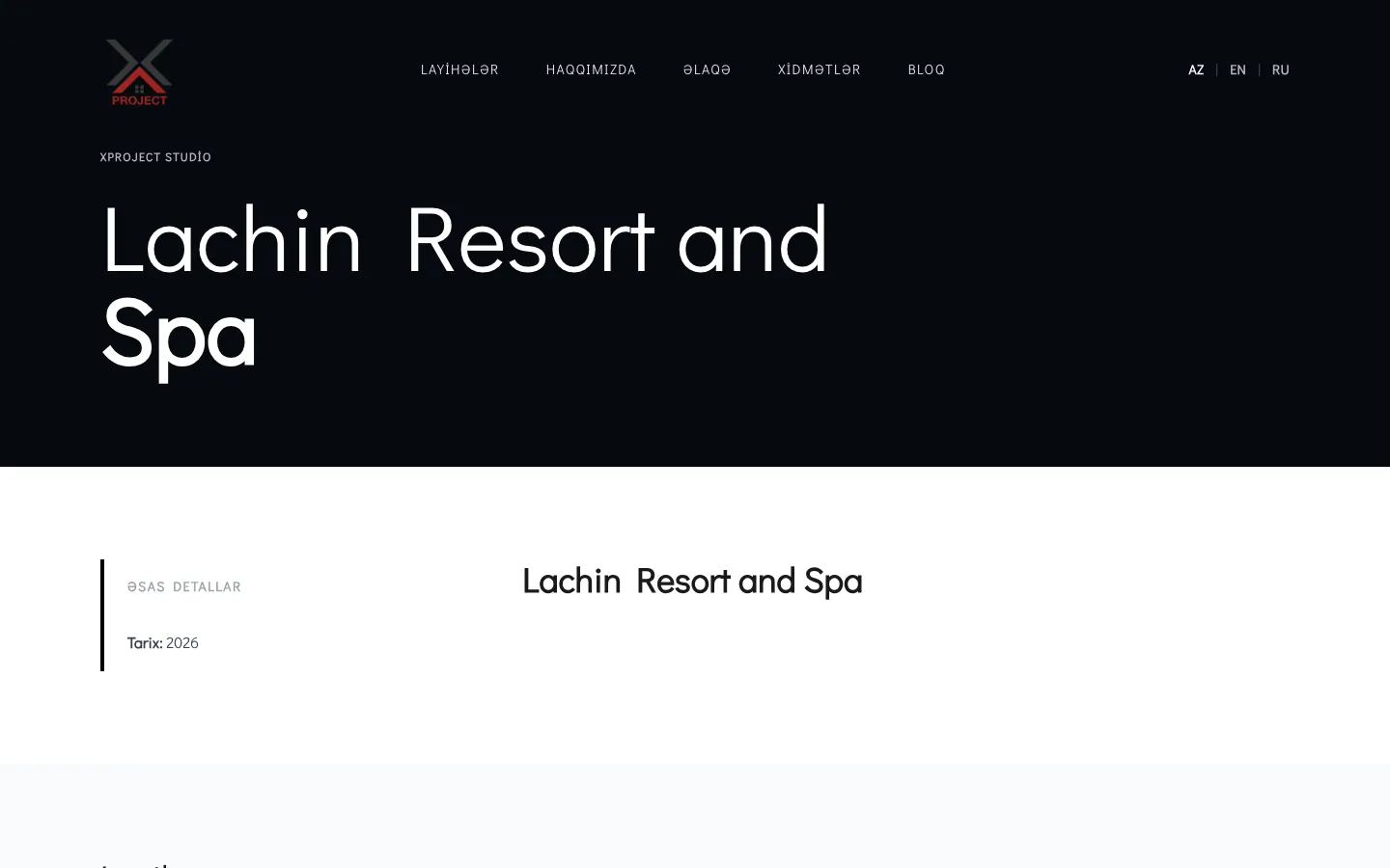 A luxury furniture manufacturing and project portfolio site for XPROJECT