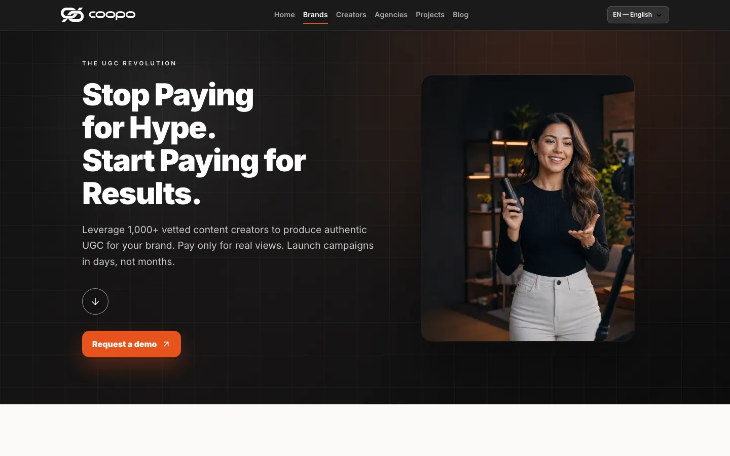Building Coopo's UGC marketplace platform