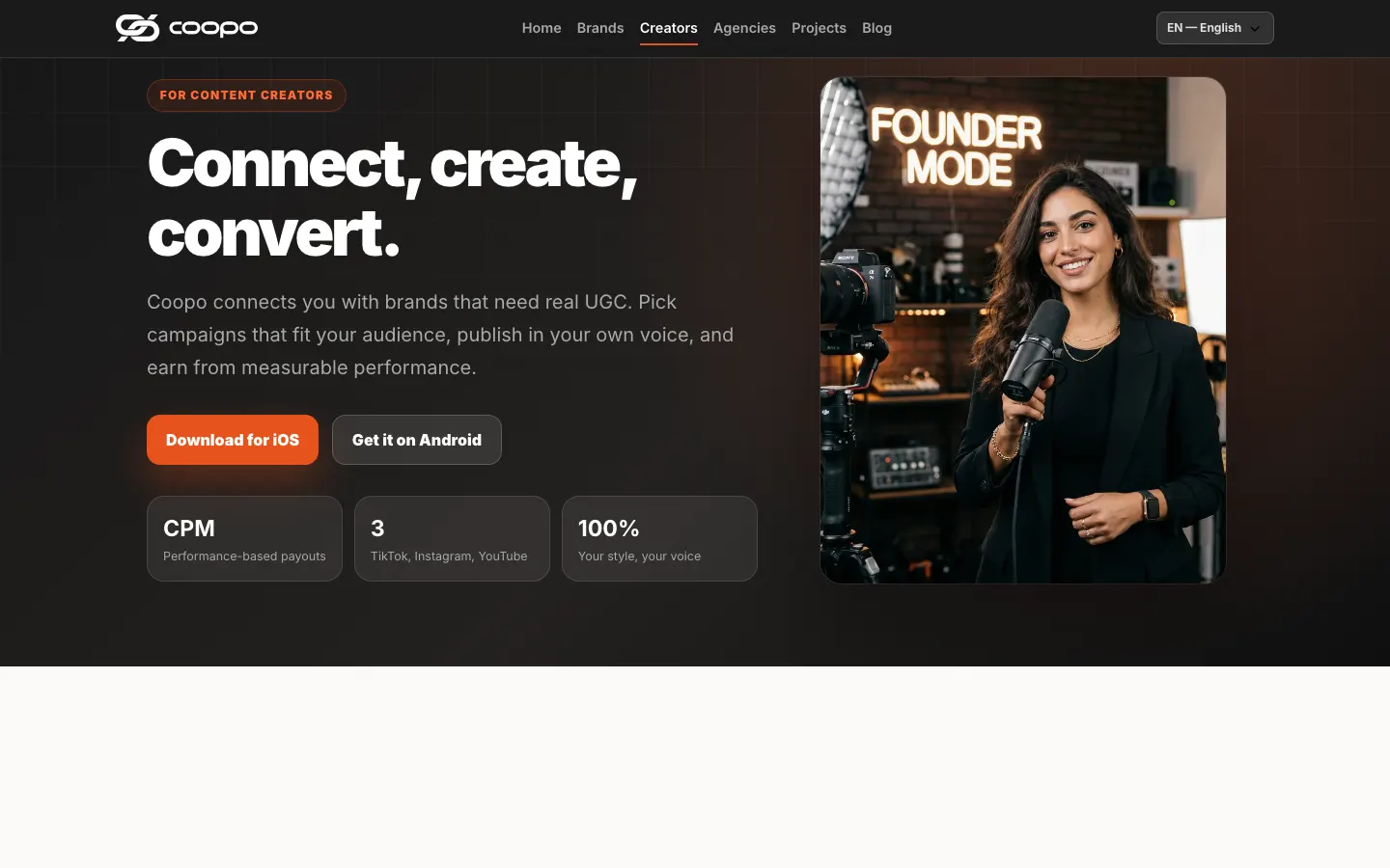 Building Coopo's UGC marketplace platform