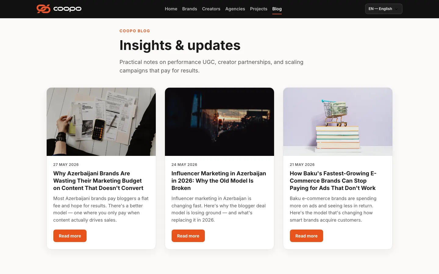 Building Coopo's UGC marketplace platform