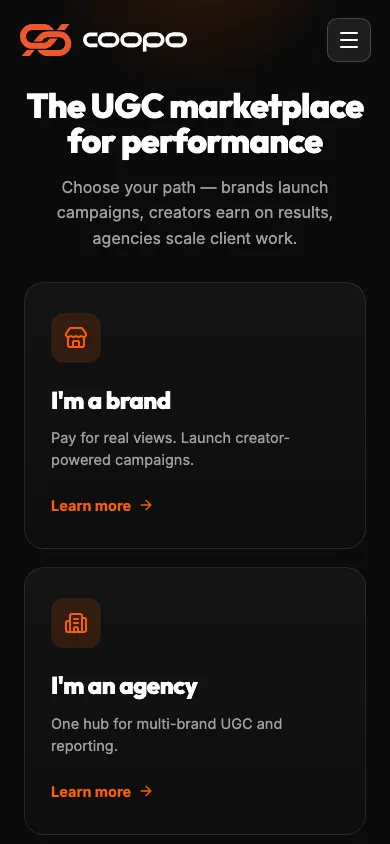 Building Coopo's UGC marketplace platform