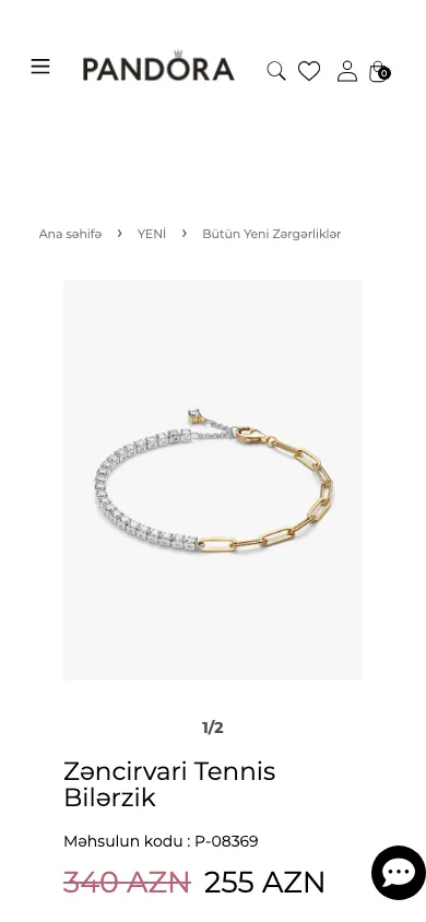 Online jewelry store for Pandora Azerbaijan