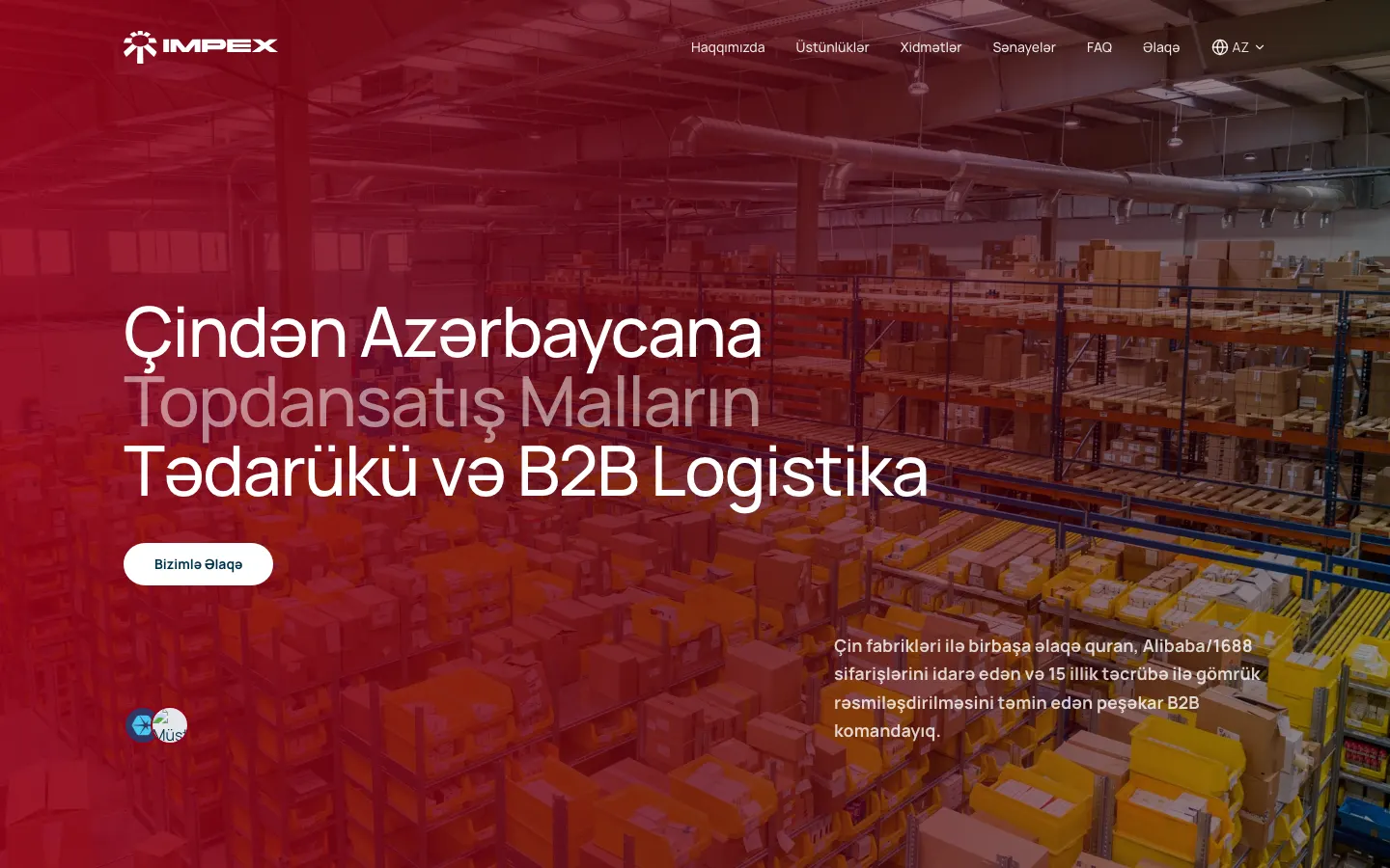 A China-Azerbaijan B2B sourcing website for IMPEX