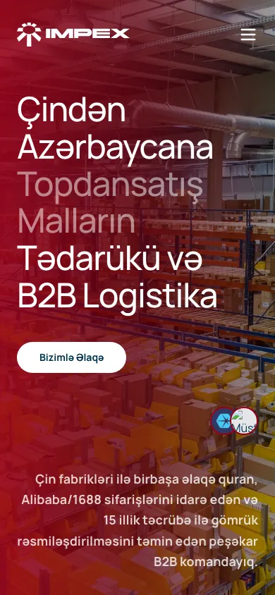 A China-Azerbaijan B2B sourcing website for IMPEX