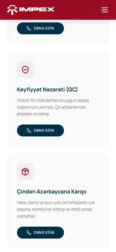 A China-Azerbaijan B2B sourcing website for IMPEX