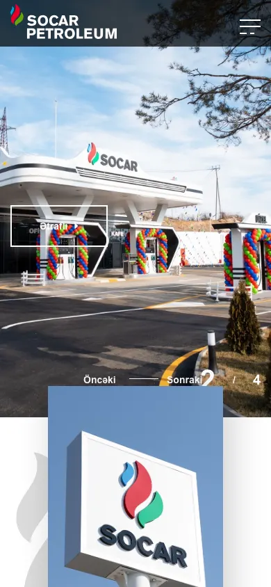 Corporate website for SOCAR Petroleum
