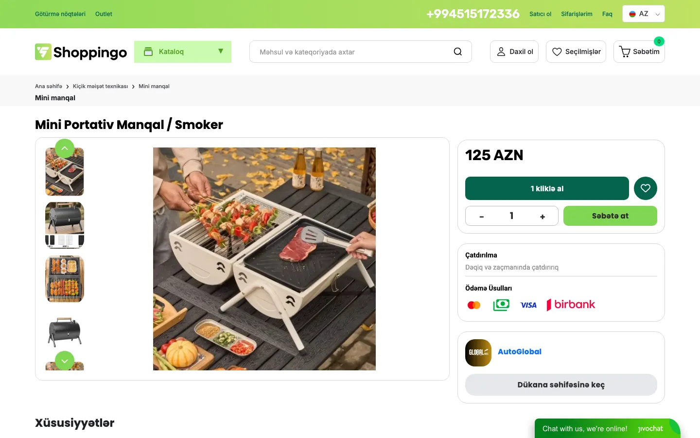Online marketplace platform for Shoppingo