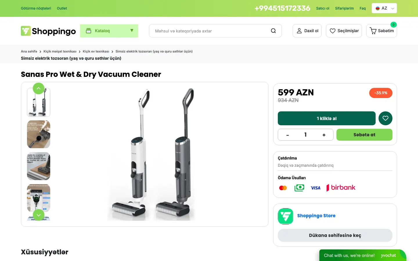 Online marketplace platform for Shoppingo