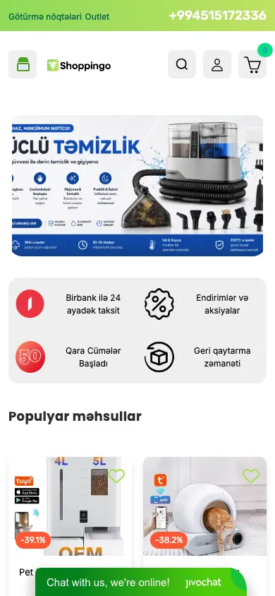 Online marketplace platform for Shoppingo