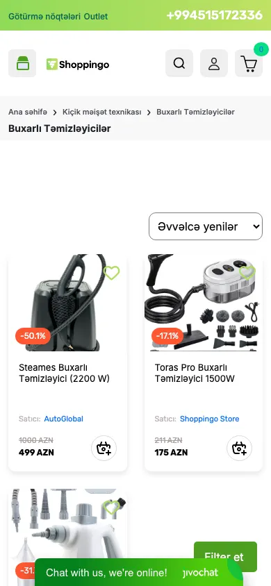 Online marketplace platform for Shoppingo