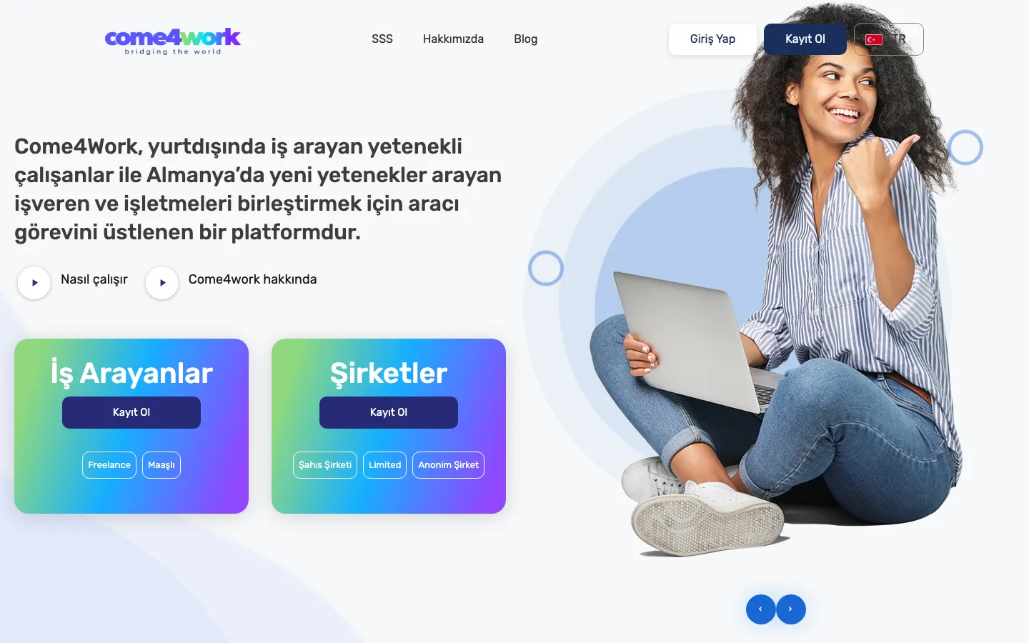 Job seeker–employer matching platform for Come4Work