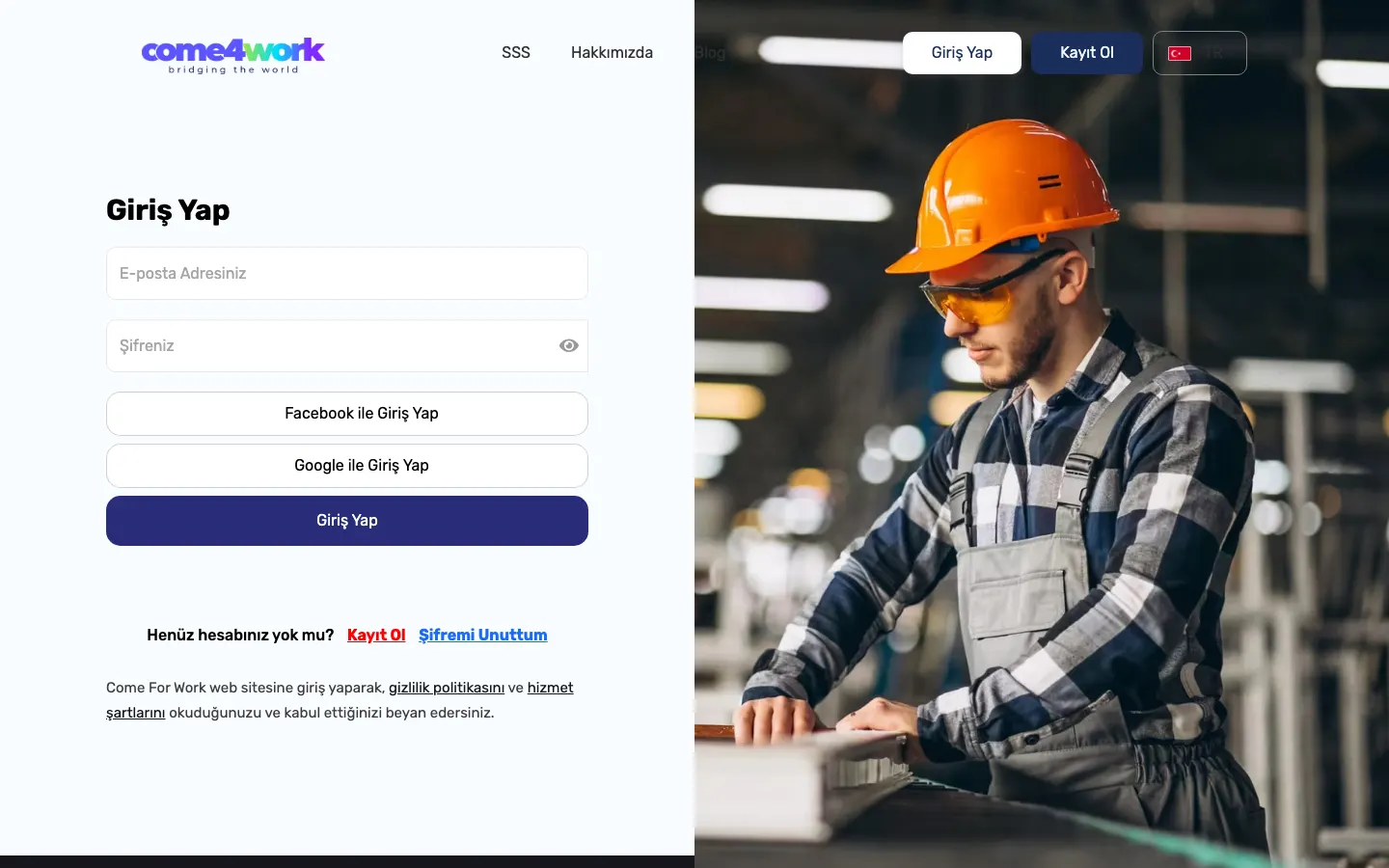 Job seeker–employer matching platform for Come4Work