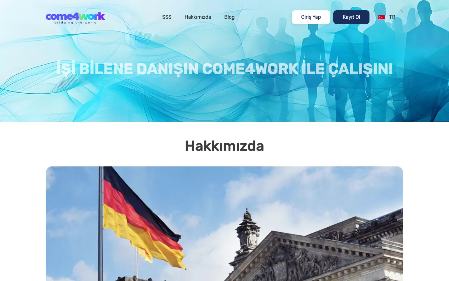 Job seeker–employer matching platform for Come4Work